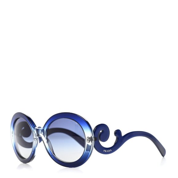 Prada Baroque Sunglasses SPR 27N Blue - Picture 2 of 5